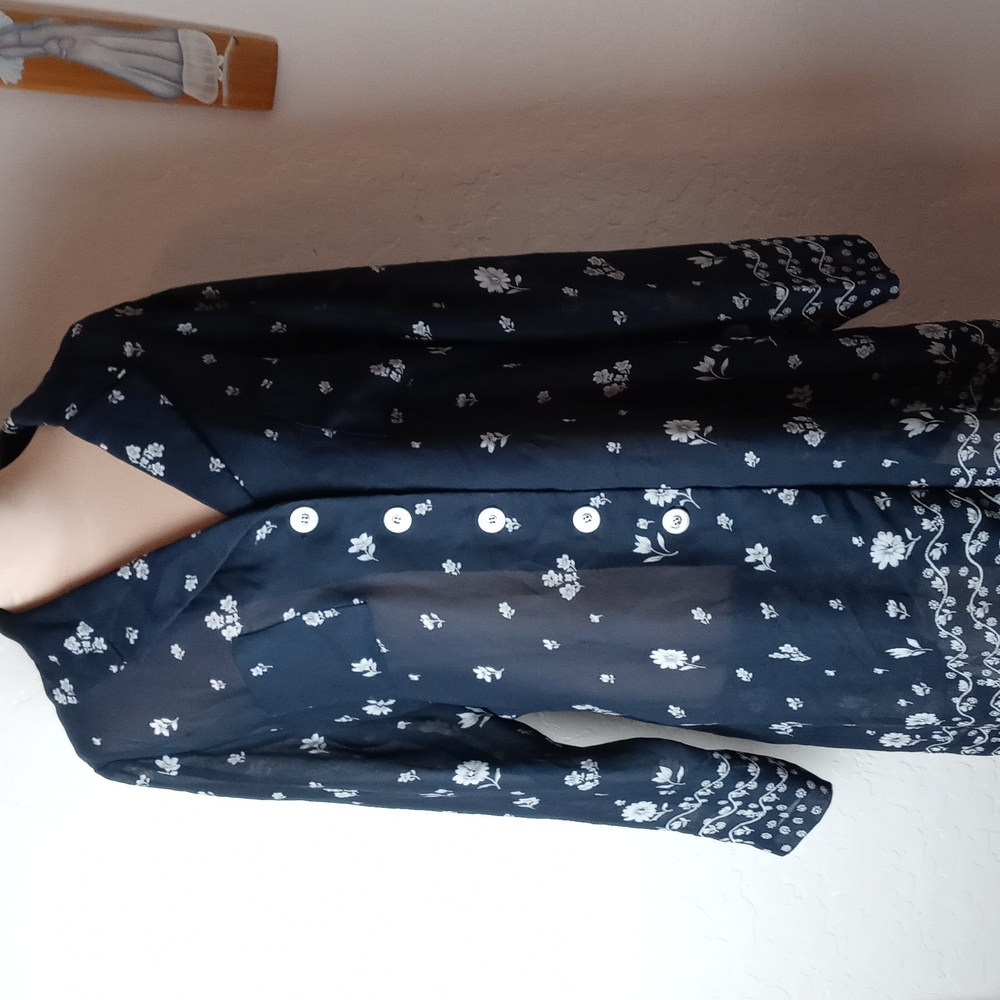 Vintage Arabesque Sheer Cover Up